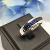JSR47-234 : แหวนเงินแท้ 925 ฝัง Blue Sapphire