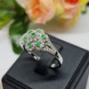 CR1034 : แหวนเงินแท้ 925 ฝัง Emerald