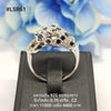 LSR61 : แหวนเงินแท้ 925 ฝัง Blue Sapphire