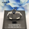 LSR86 : แหวนเงินแท้ 925 ฝัง Blue Sapphire
