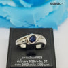 SSR5821 : แหวนเงินแท้ 925 ฝัง Sapphire
